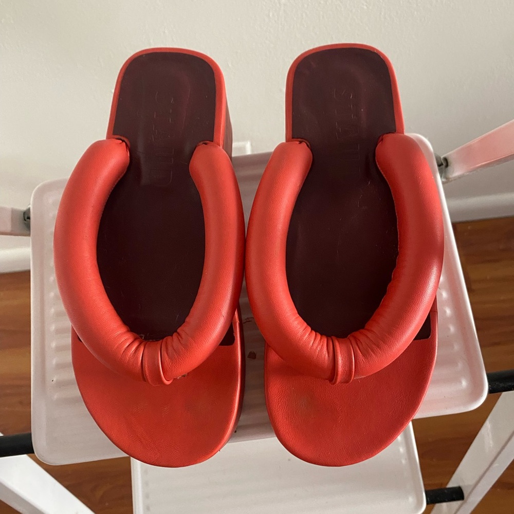 STAUD Bold Red Women's Sandals